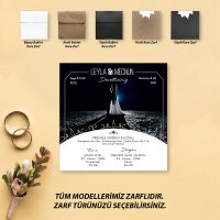 Gelin Damat Resimli Nikah Davetiyesi